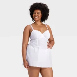 Women's Woven Cotton Lingerie Babydoll Dress - Auden™ White 7 Women's Woven Cotton Lingerie Babydoll Dress - Auden™ White -Auden Shop GUEST 08aa80fe 2967 4c7a b014 87779a7ef436