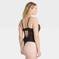 Women's Satin And Mesh Lightly Lined Lingerie Bodysuit - Auden™ -Auden Shop GUEST 0b0e9b7d 35be 47b4 8136 5ff74a5049b0