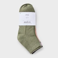 Women's Ultra Soft Everyday Rib-Knit 4pk Ankle Socks - Auden™ 4-10