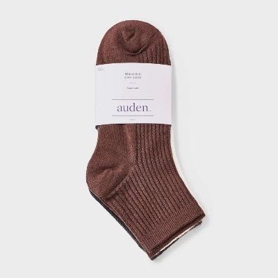 Women's Ultra Soft Everyday Rib-Knit 4pk Ankle Socks - Auden™ 1 Women's Ultra Soft Everyday Rib-Knit 4pk Ankle Socks - Auden™