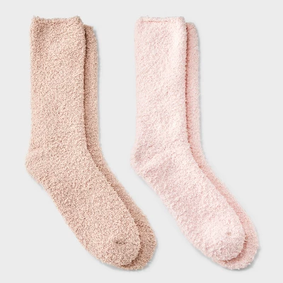 Women's Marled 2pk Cozy Crew Socks - Auden™ 4-10 5 Women's Marled 2pk Cozy Crew Socks - Auden™ 4-10 - Image 5