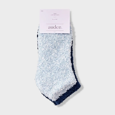 Women's Marled 2pk Cozy Low Cut Socks - Auden™ One Size 1 Women's Marled 2pk Cozy Low Cut Socks - Auden™ One Size