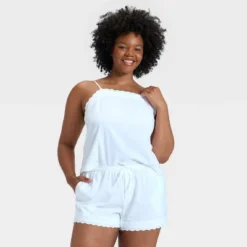 Women's Cotton Blend Tank Top And Shorts Pajama Set - Auden™ 7 Women's Cotton Blend Tank Top And Shorts Pajama Set - Auden™ -Auden Shop GUEST 3ff7af52 ccc3 4219 b2c5 97aaaad09ce3