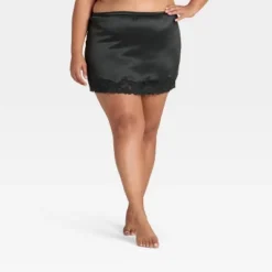 Women's Satin & Lace Lingerie Skirt - Auden™ -Auden Shop GUEST 46ee2f95 1c9f 4e0f bf21 f54d017b9dc7
