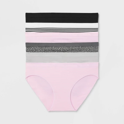 Women's 6pk Seamless Bikini Underwear - Auden™ Assorted Color 5 Women's 6pk Seamless Bikini Underwear - Auden™ Assorted Color - Image 5