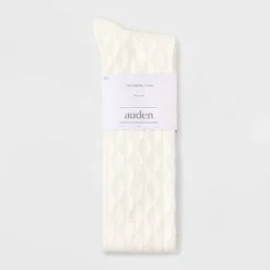 Women's Diamond Textured Super Soft Knee High Boot Socks - Auden™