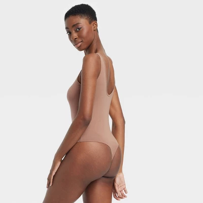 Women's Cotton Stretch Tank Bodysuit - Auden™ 1 Women's Cotton Stretch Tank Bodysuit - Auden™