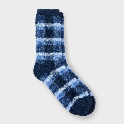 Women's Plaid Cozy Crew Socks - Auden™ 4-10 7 Women's Plaid Cozy Crew Socks - Auden™ 4-10 - Image 7