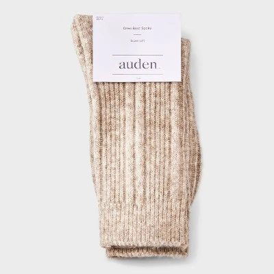Women's Textured Ribbed Super Soft Crew Boot Socks - Auden™ 1 Women's Textured Ribbed Super Soft Crew Boot Socks - Auden™