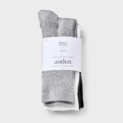 Women's Ultra Soft Everyday Rib-Knit 4pk Crew Socks - Auden™ 4-10