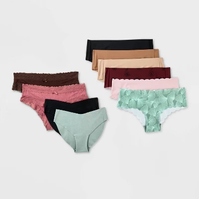 Women's 10pk Mix & Match Cheeky Underwear - Auden™ Assorted Color 3 Women's 10pk Mix & Match Cheeky Underwear - Auden™ Assorted Color - Image 3