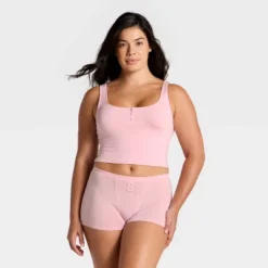 Women's Modal Blend Cropped Tank Top - Auden™ -Auden Shop GUEST c6d3ad80 cb05 4aae 8fc4 f3ef855ba0d7