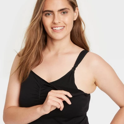 Women's All-in-One Nursing And Pumping Cami - Auden™ Black XS 5 Women's All-in-One Nursing And Pumping Cami - Auden™ Black XS - Image 5