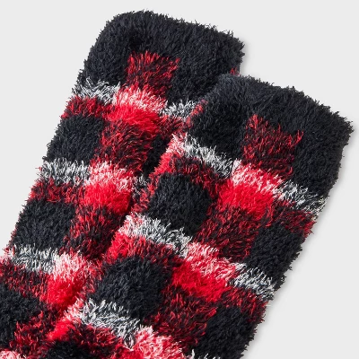 Women's Plaid Cozy Crew Socks - Auden™ 4-10 2 Women's Plaid Cozy Crew Socks - Auden™ 4-10 - Image 2