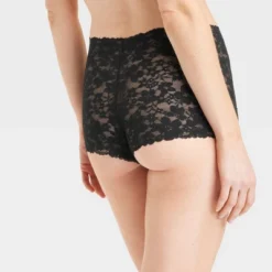 Women's Allover Lace Boy Shorts Underwear - Auden™
